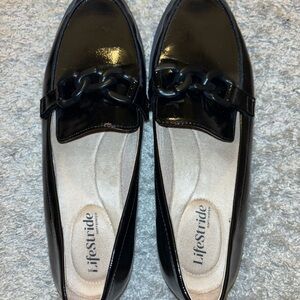 Life Stride Women's Black Loafers